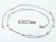 Stainless Steel Jewelry Wholesale - Stainless Steel Necklaces - HY04N0165HKZ