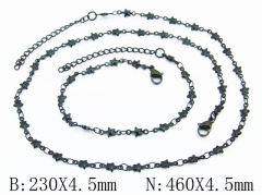 Wholesale Stainless Steel Bracelets & Necklaces Sets - HY39S0129HBB
