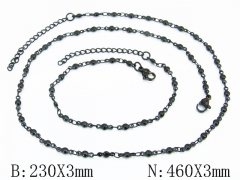 Wholesale Stainless Steel Bracelets & Necklaces Sets - HY39S0128HQQ