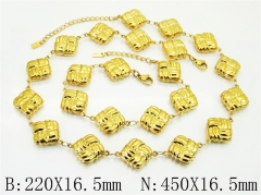 Wholesale Stainless Steel Bracelets & Necklaces Sets - HY30S0317IM5