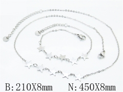 Wholesale Stainless Steel Bracelets & Necklaces Sets - HY30S0345HHW