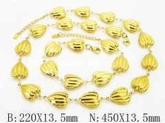 Wholesale Stainless Steel Bracelets & Necklaces Sets - HY30S0318I6L