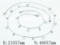Wholesale Stainless Steel Bracelets & Necklaces Sets - HY30S0370H85