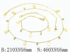 Wholesale Stainless Steel Bracelets & Necklaces Sets - HY30S0379IKB