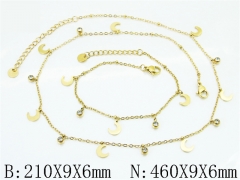 Wholesale Stainless Steel Bracelets & Necklaces Sets - HY30S0377IKW