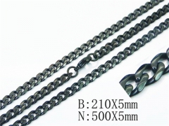 Wholesale Stainless Steel Bracelets & Necklaces Sets - HY40S0367HKN