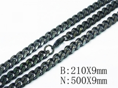 Wholesale Stainless Steel Bracelets & Necklaces Sets - HY40S0399IML