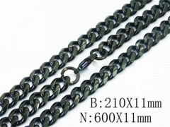 Wholesale Stainless Steel Bracelets & Necklaces Sets - HY40S0417JNV