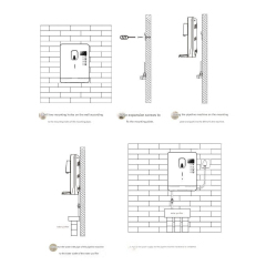 Wall-mounted Pipeline Water Dispenser Cooler Direct Drinking