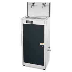 RM-2E Commercial Hot Cold 2 Tap Stainless Steel Wall Mounted Standing Water Dispenser