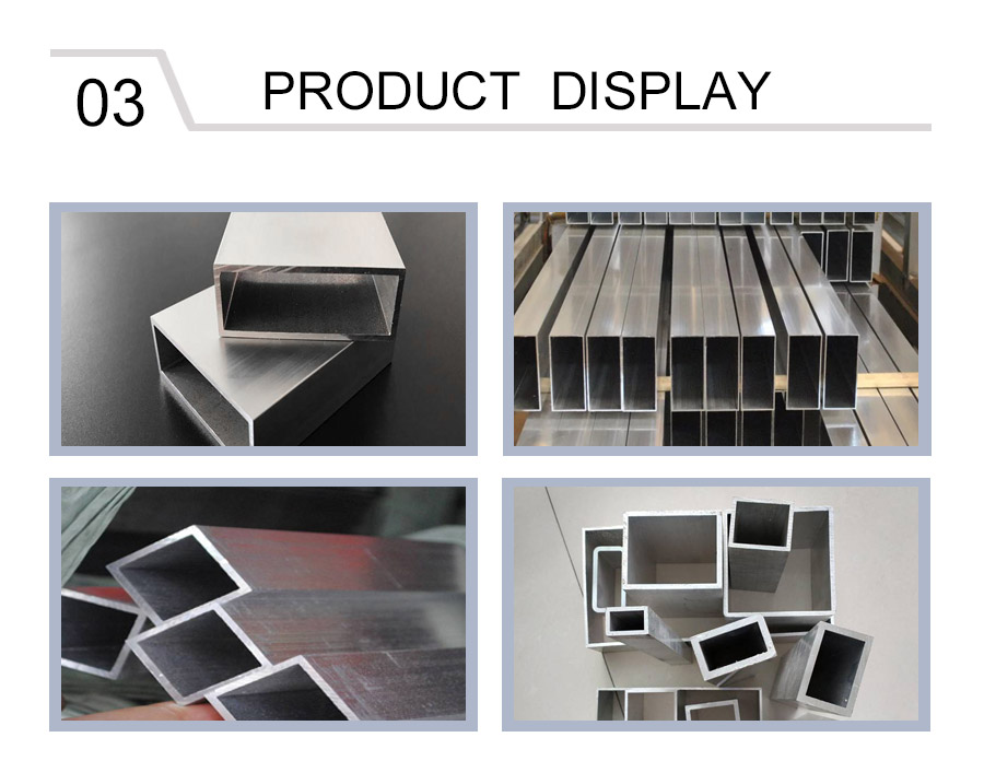 Fine Drawn Aluminum Rectangular Tube