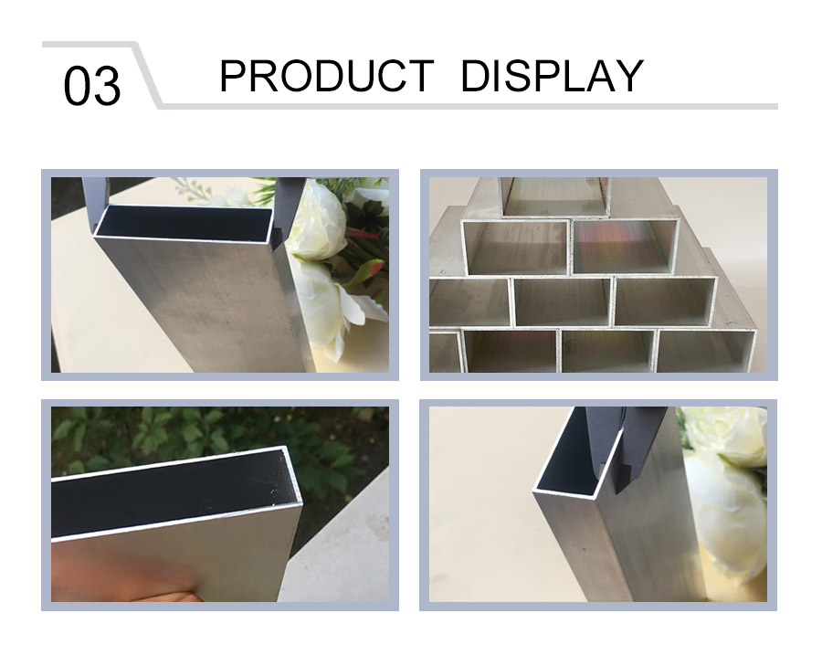 Anodized Aluminum Rectangular Tube