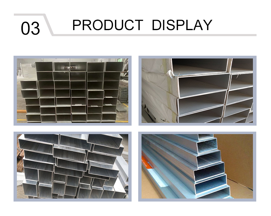 Thin-walled aluminum alloy rectangular tube