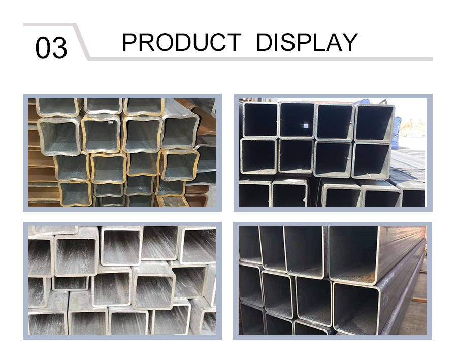 Extruded aluminum alloy square tube