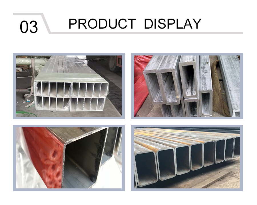 Large diameter aluminum alloy rectangular tube