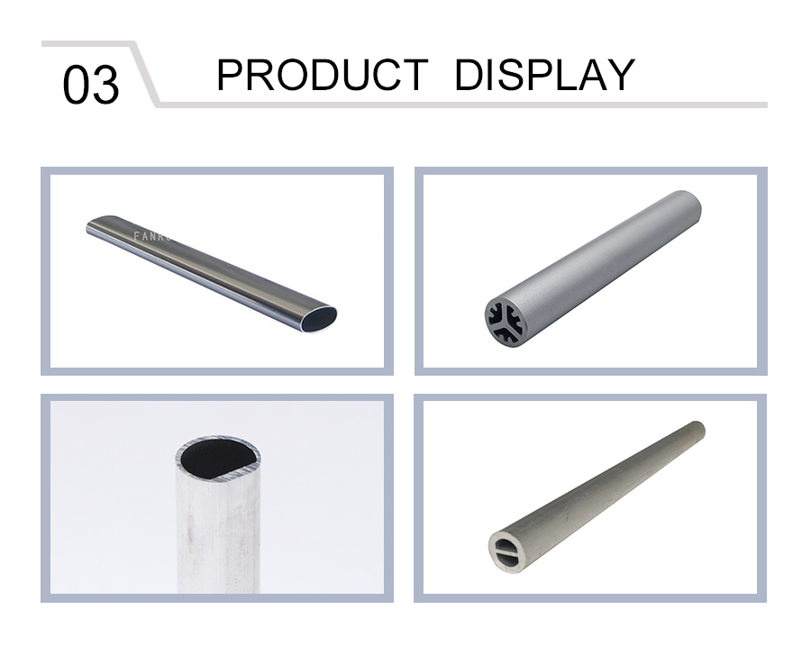 Hard Aluminum Alloy Shaped Tube