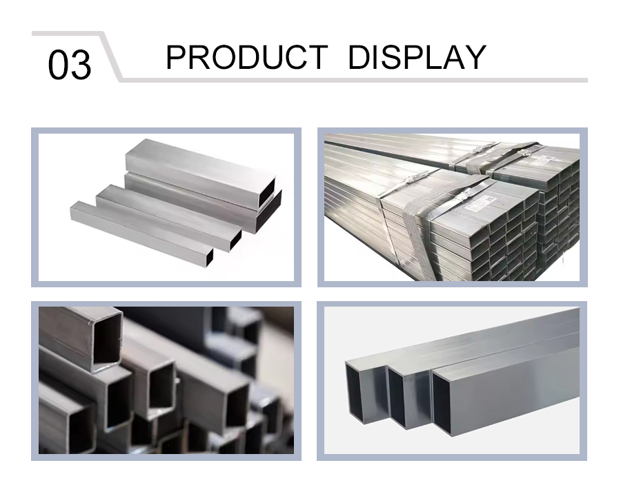 Casting Aluminum Alloy Rectangle Tube