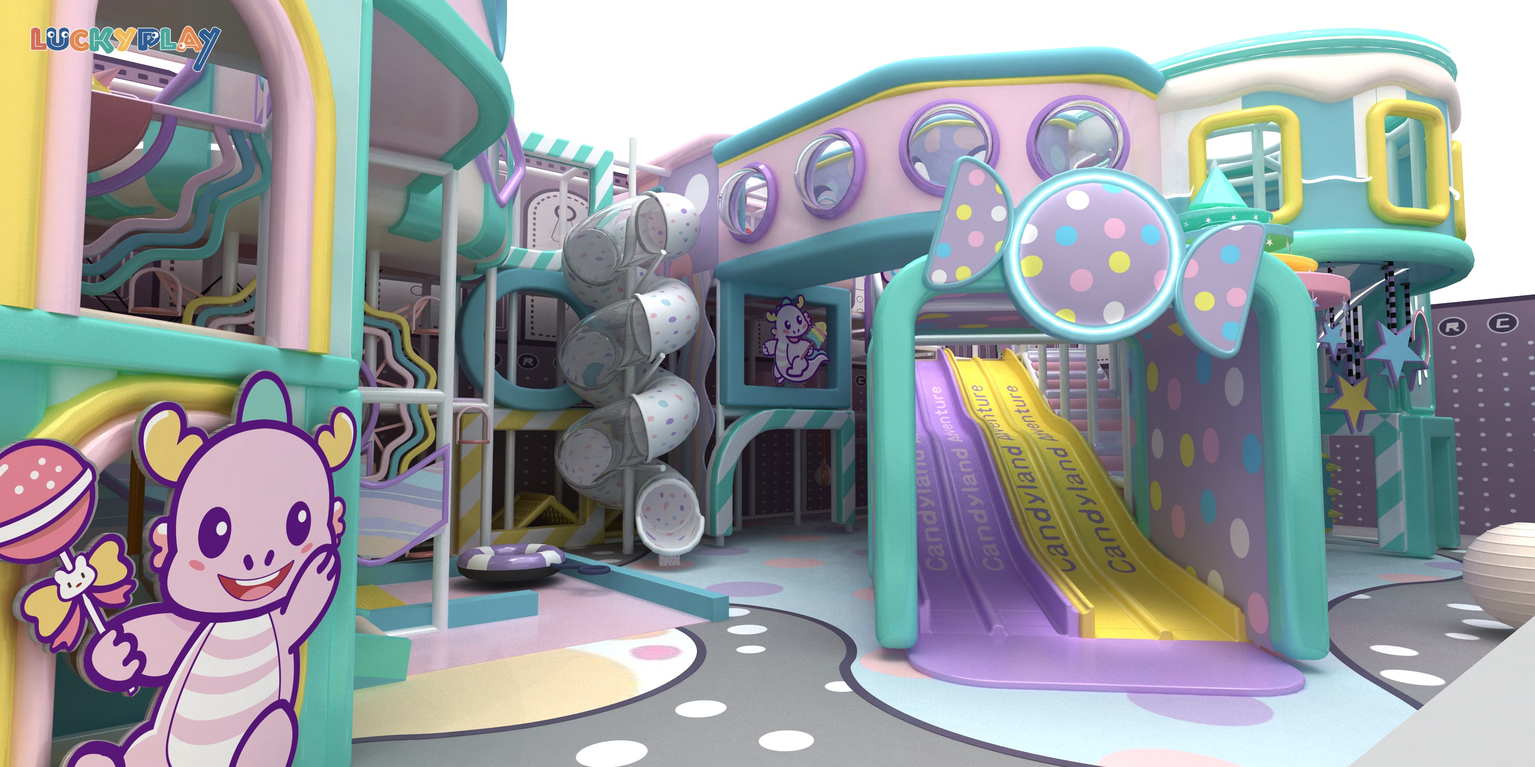 Candy theme indoor playground design