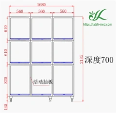 FTL-VA20 Customized Stainless Steel Mental Large Dog Cat Pet Animal Cages Vet Clinic Cage,Fatali Medical equipment