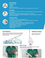 Medical Portable Wireless 3D Laptop Diagnostic Ultrasound Machine for Surface and Vaginal Examination,Fatali Medical equipment