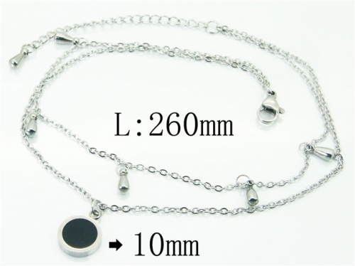 Wholesale Stainless Steel Jewelry | Anklet | HY59B0763MLD | Bulk Wholesale Stainless Steel Jewelry | Anklet | HY59B0763MLD | Bulk