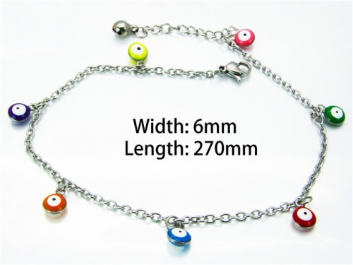 Wholesale Stainless Steel Jewelry | Anklet | HY70B0505LS | Bulk Wholesale Stainless Steel Jewelry | Anklet | HY70B0505LS | Bulk