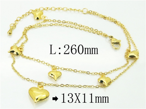 Wholesale Stainless Steel Jewelry | Anklet | HY59B0782NLE | Bulk Wholesale Stainless Steel Jewelry | Anklet | HY59B0782NLE | Bulk