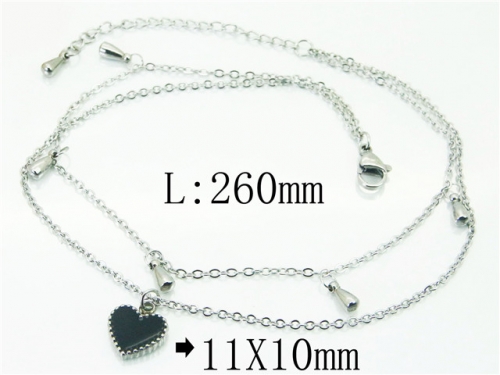 Wholesale Stainless Steel Jewelry | Anklet | HY59B0779MLA | Bulk Wholesale Stainless Steel Jewelry | Anklet | HY59B0779MLA | Bulk