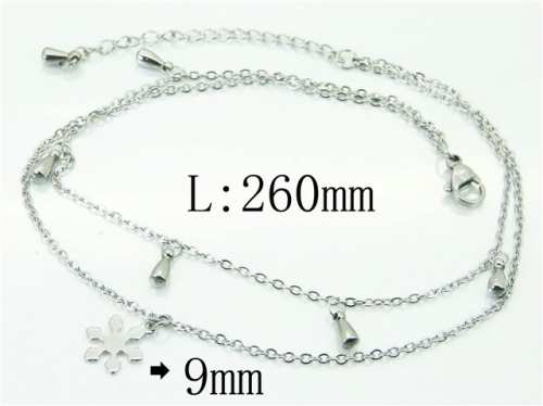 Wholesale Stainless Steel Jewelry | Anklet | HY59B0767LLZ | Bulk Wholesale Stainless Steel Jewelry | Anklet | HY59B0767LLZ | Bulk