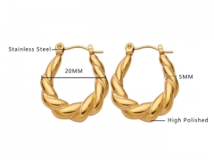Wholesale Stainless Steel Jewelry - Stainless Steel Earrings - HY0076E0002