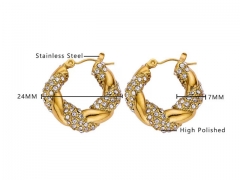 Wholesale Stainless Steel Jewelry - Stainless Steel Earrings - HY0076E0058