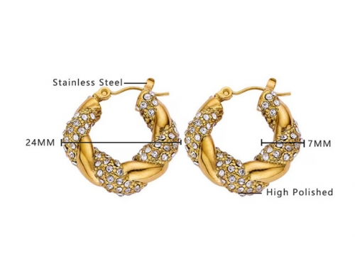Wholesale Stainless Steel Jewelry - Stainless Steel Earrings - HY0076E0058 Wholesale Stainless Steel Jewelry - Stainless Steel Earrings - HY0076E0058