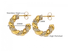 Wholesale Stainless Steel Jewelry - Stainless Steel Earrings - HY0076E0060