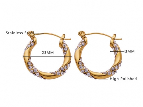 Wholesale Stainless Steel Jewelry - Stainless Steel Earrings - HY0076E0219 Wholesale Stainless Steel Jewelry - Stainless Steel Earrings - HY0076E0219