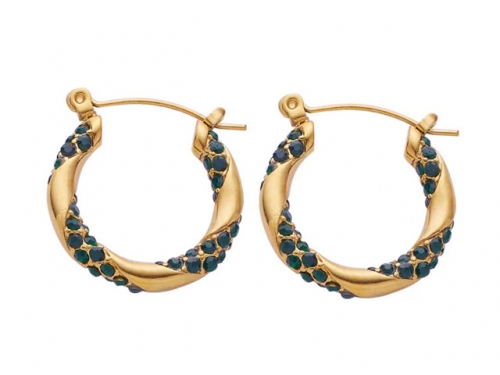 Wholesale Stainless Steel Jewelry - Stainless Steel Earrings - HY0076E0220 Wholesale Stainless Steel Jewelry - Stainless Steel Earrings - HY0076E0220