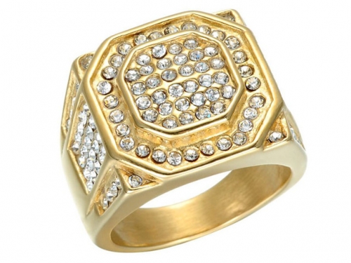 Wholesale Stainless Steel Jewelry - Stainless Steel Rings - HY0061R013 Wholesale Stainless Steel Jewelry - Stainless Steel Rings - HY0061R013