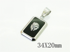 Wholesale Stainless Steel Jewelry - Stainless Steel Pendants - HY13P2335HBB