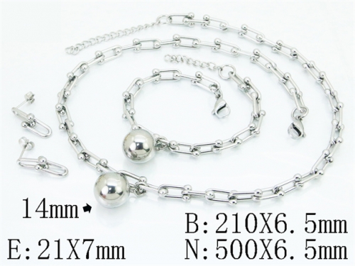 Wholesale Stainless Steel Jewelry - Stainless Steel Jewelry Sets - HY50S0820JCC Wholesale Stainless Steel Jewelry - Stainless Steel Jewelry Sets - HY50S0820JCC