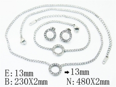 Wholesale Stainless Steel Jewelry - Stainless Steel Jewelry Sets - HY59S2672ICL