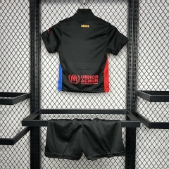 24-25 Barcelona Away Soccer Kids Jersey+Shorts