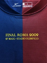 Barcelona Messi #10 UCL Final Retro Long Sleeve Home 2008-09