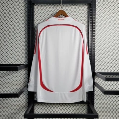 06-07 AC Milan UCL Final Retro Jersey Away Long Sleeve