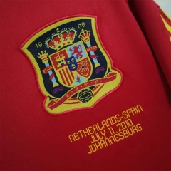 2010 Spain Nation Retro Jersey Home World Cup