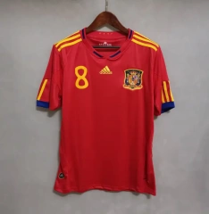 2010 Spain Nation Retro Jersey Home World Cup