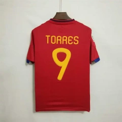 2010 Spain Nation Retro Jersey Home World Cup