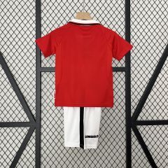 Manchester United 99-00 Home Retro Kid Kits Youth Apparels Jersey
