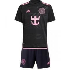 24-25 Inter Miami Away Kids Kits Children Sets Football Jersey