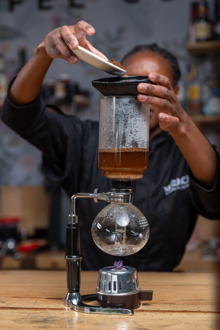 Kissaprica Coffee lifestyle image for Kenyan coffee brewing