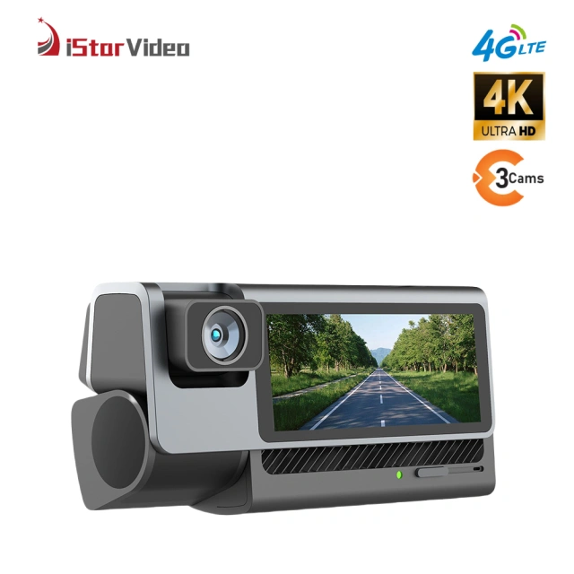 ISV-T3PLUS 3-Channel 4G Dashcam Front View