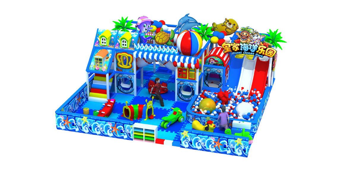 Ocean-themed indoor playground